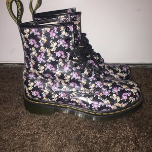 Floral / Flower Dr. Martens Docs (never worn)